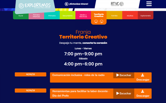 Territorio Creativo- Exploremos
